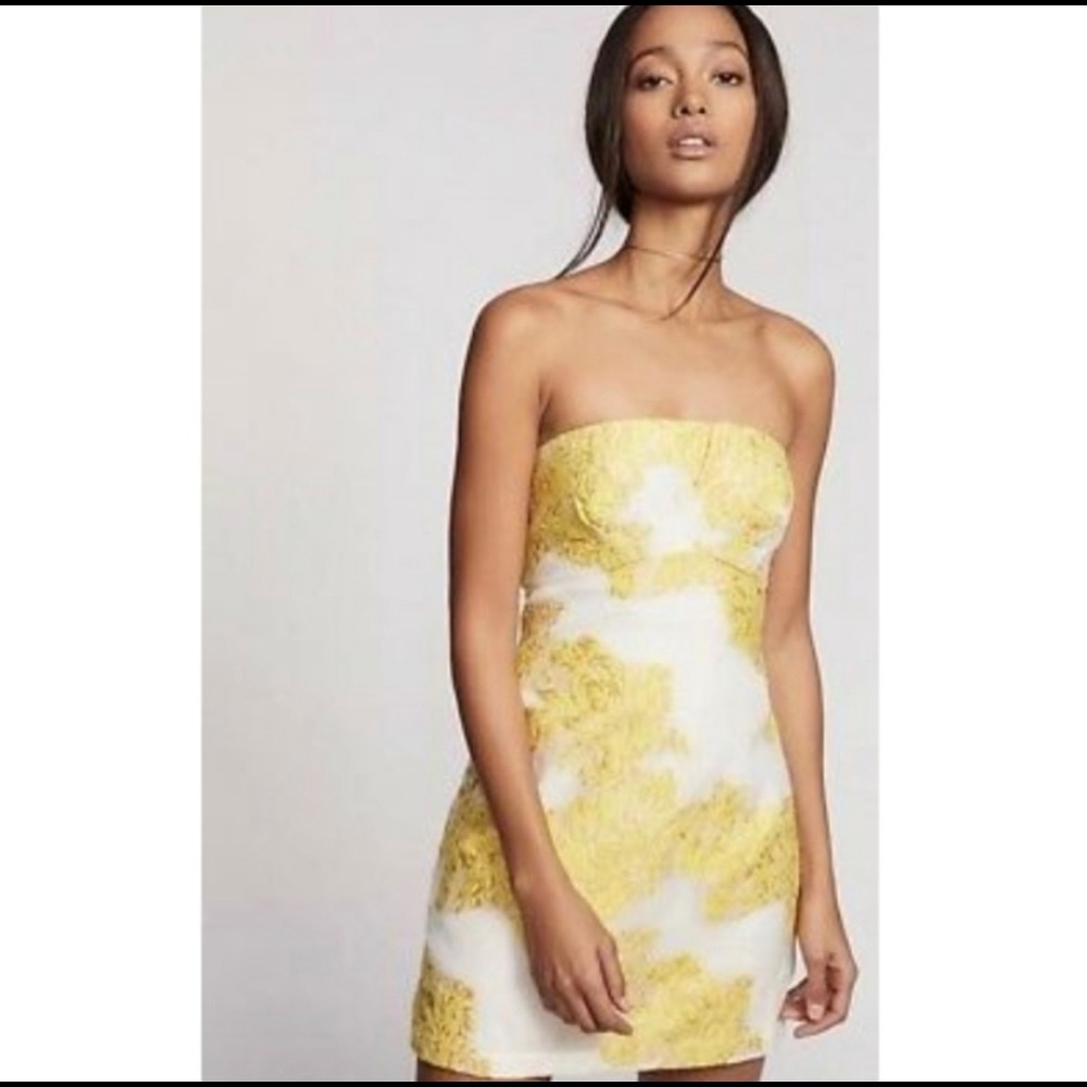 Free People Marigold Strapless Mini Dress sz 4